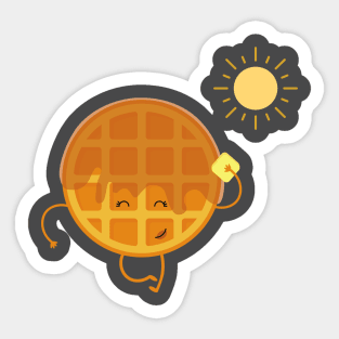 National Waffle Day Sticker